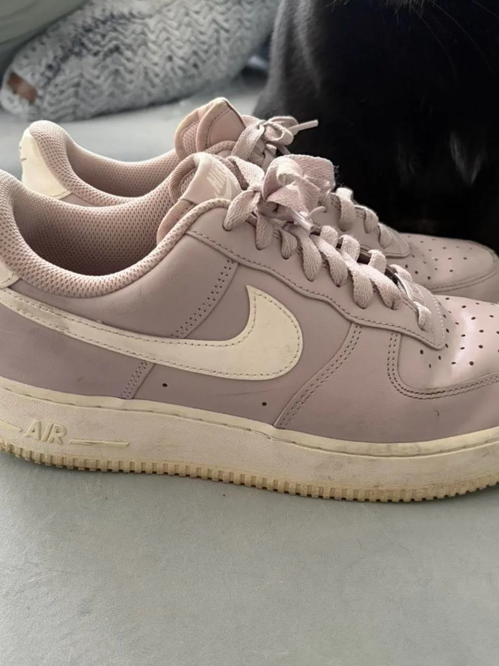 Nike Women’s Air Force 1 Low - Dusty Pink with Cream Swoosh